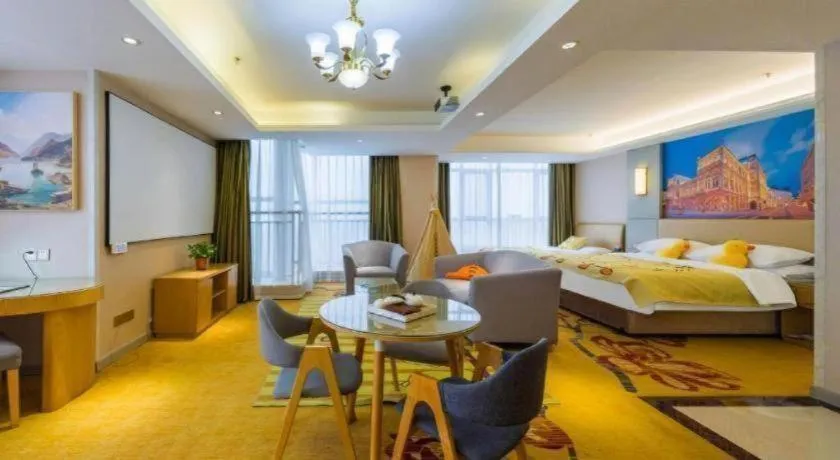 Bed in Vienna Hotel Shandong Qingzhou Ancient City
