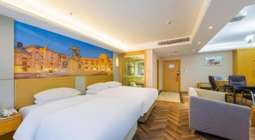 Bed in Vienna Hotel Shandong Qingzhou Ancient City