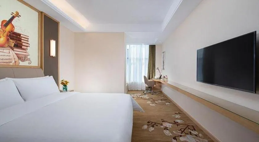 Bed in Vienna Hotel Tianjin Binhai International Airport Free Trade Zone