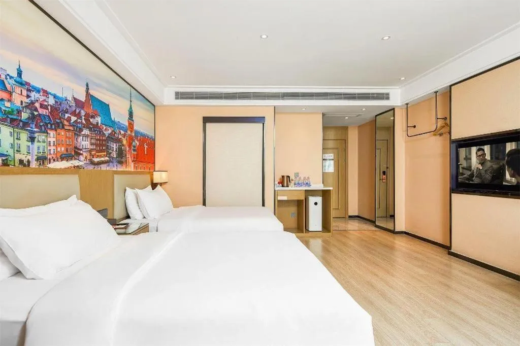 Bed in Vienna Hotel Tianjin Jinzhong Street