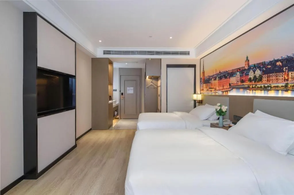 Bed in Vienna Hotel Tianjin Jinzhong Street