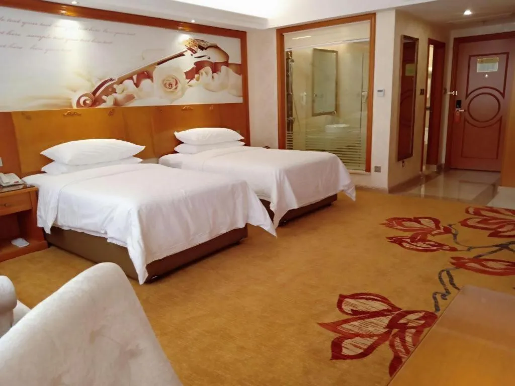 Bed in Vienna Hotel Hunan Shaoyang South Railway Station