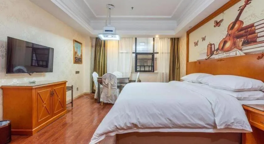 Bed in Vienna Hotel Hunan Shaoyang South Railway Station