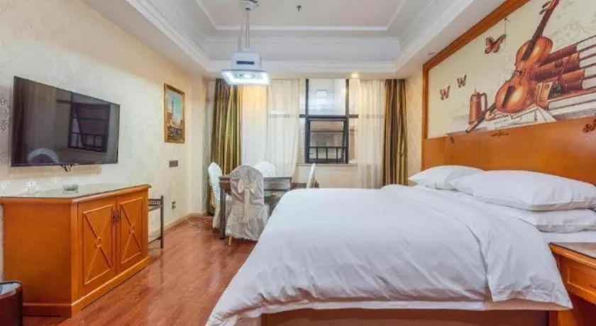 Bed in Vienna Hotel Hunan Shaoyang South Railway Station