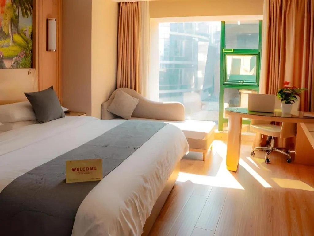 Bed in Vienna Hotel Chongqing Jiefangbei Hongyadong