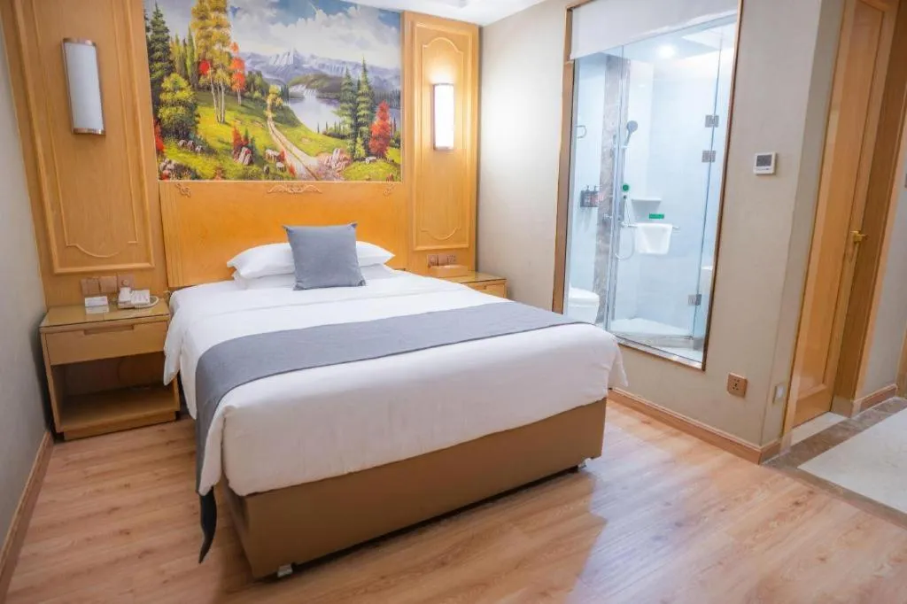 Bed in Vienna Hotel Chongqing Jiefangbei Hongyadong