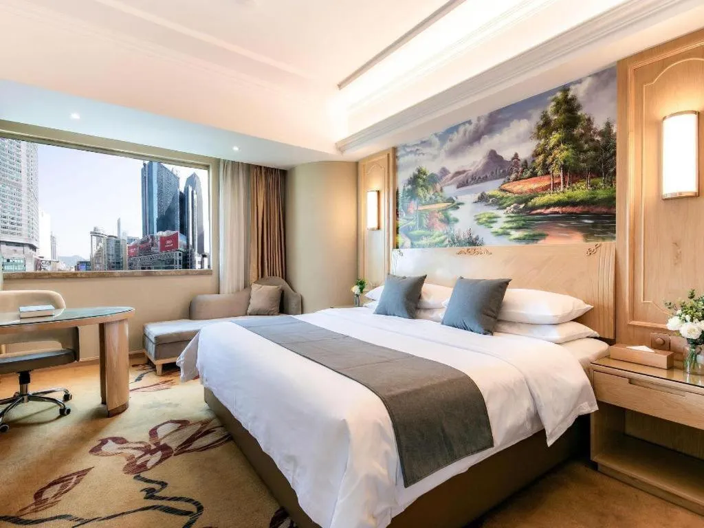 Bed in Vienna Hotel Chongqing Jiefangbei Hongyadong