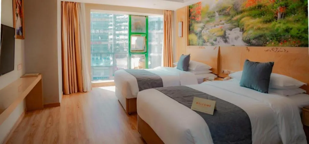 Bed in Vienna Hotel Chongqing Jiefangbei Hongyadong