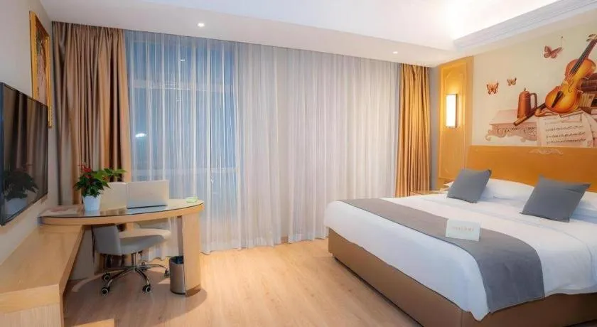 Bed in Vienna Hotel Chongqing Jiefangbei Hongyadong