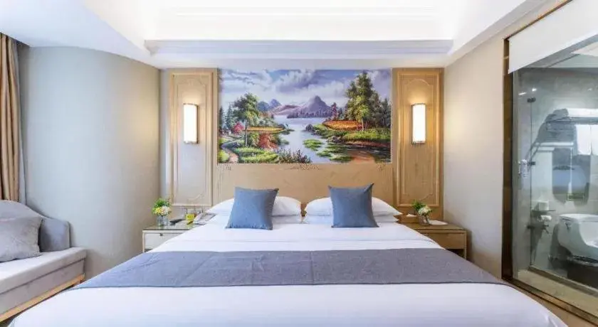 Bed in Vienna Hotel Chongqing Jiefangbei Hongyadong Bed in Vienna Hotel Chongqing Jiefangbei Hongyadong