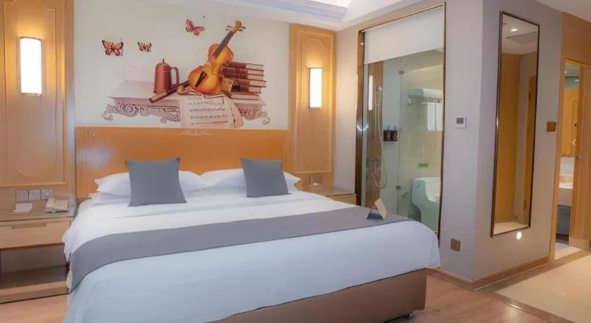 Bed in Vienna Hotel Chongqing Jiefangbei Hongyadong