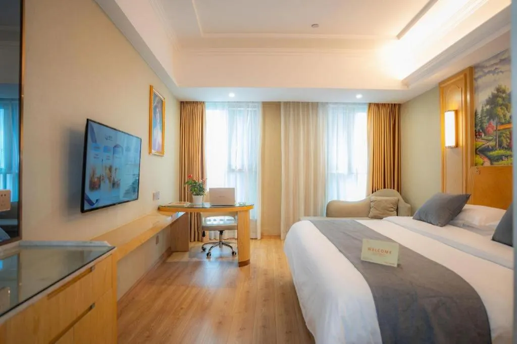 Bed in Vienna Hotel Chongqing Jiefangbei Hongyadong