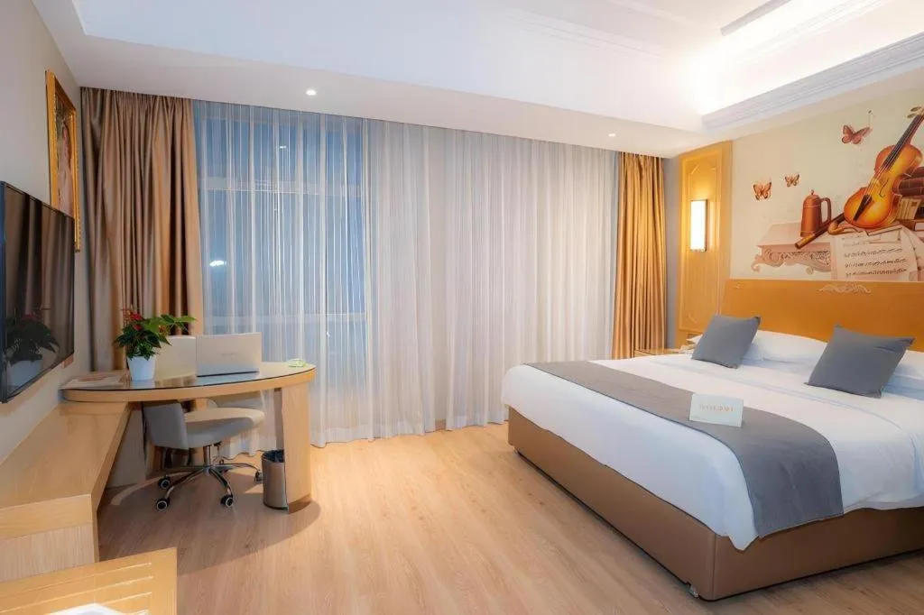 Bed in Vienna Hotel Chongqing Jiefangbei Hongyadong