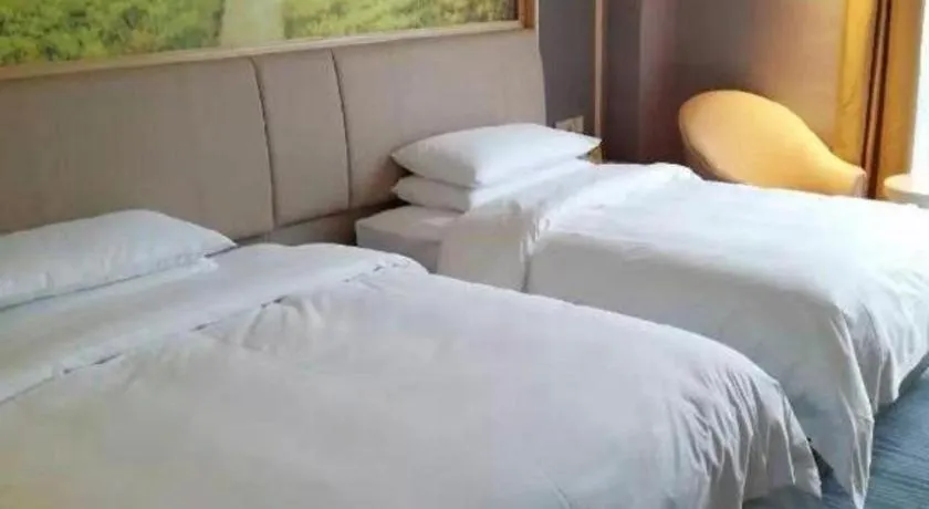 Bed in Vienna Hotel Anhui Lujiang International Building Materials Market Wuzhong