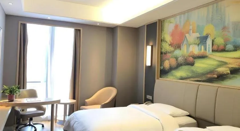 Bed in Vienna Hotel Anhui Lujiang International Building Materials Market Wuzhong