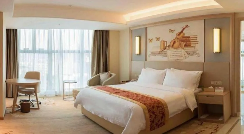 Bed in Venus International Hotel Guangdong Meizhou Fengshun Huamao Hot-Spring