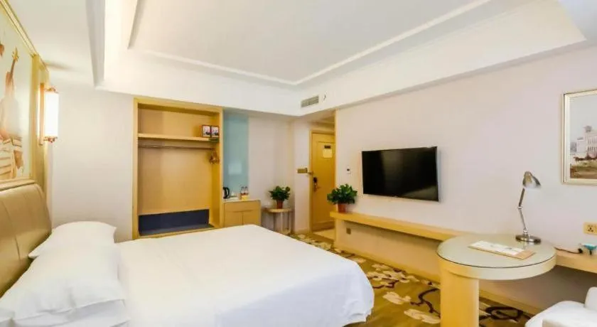 Bed in Vienna Hotel Shandong Qingdao Jiaodong International Airport Hai'er Avenue