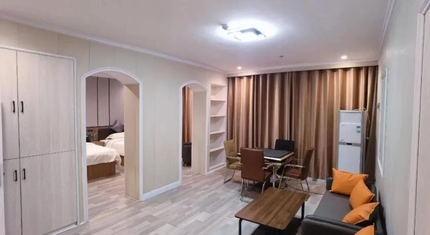 Bed in Jun Light Hotel Jiangxi Jiujiang Yongxiu County Dongyong Mall