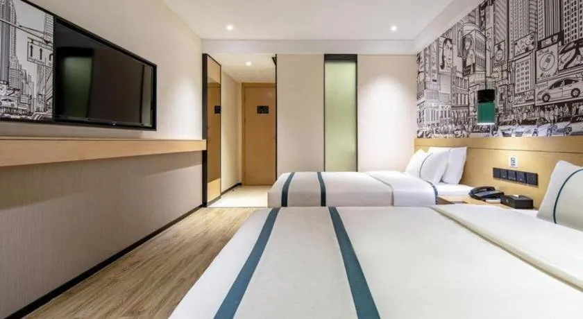 Bed in City Comfort Inn Nanning Kuaihuan Building Materials Market Yongwu Road Metro Station