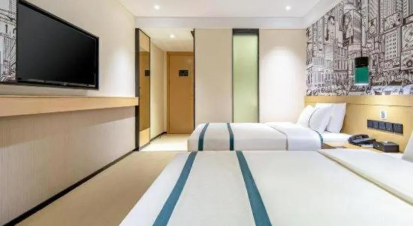 Bed in City Comfort Inn Nanning Kuaihuan Building Materials Market Yongwu Road Metro Station