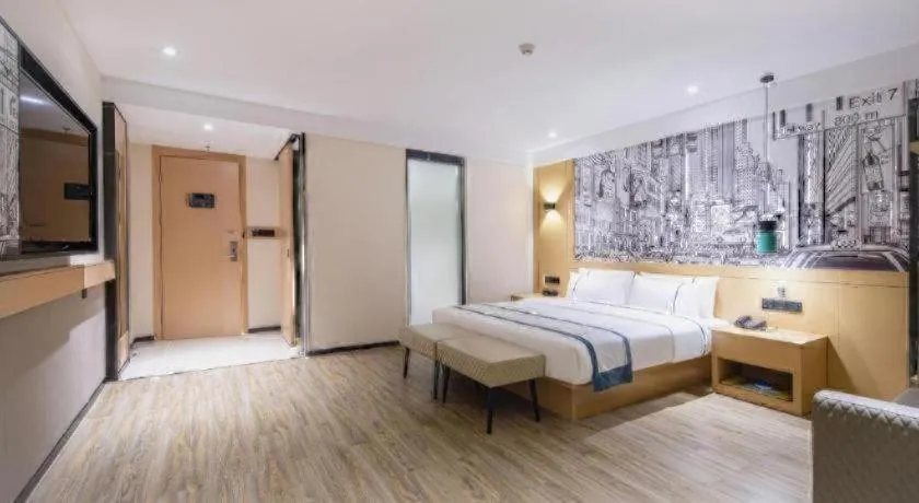 Bed in City Comfort Inn Nanning Kuaihuan Building Materials Market Yongwu Road Metro Station