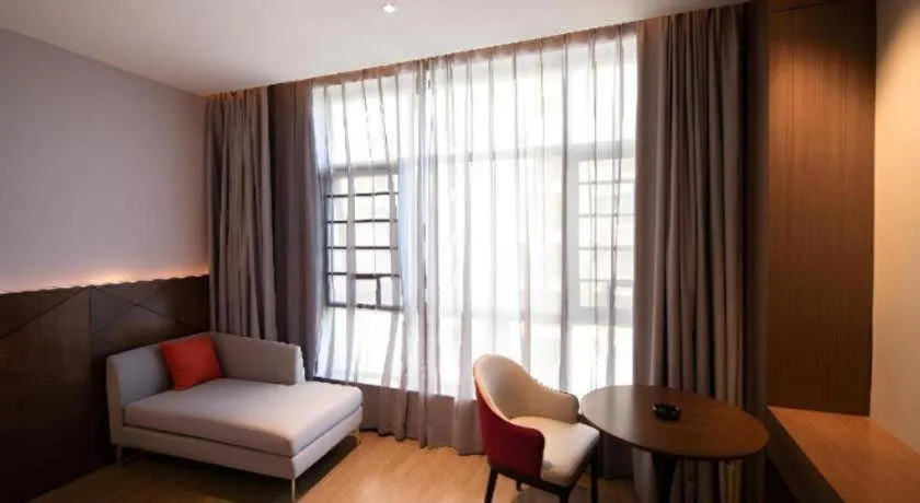 Bed in Borrman Hotel Baise High-speed Railway Station Hengning Plaza