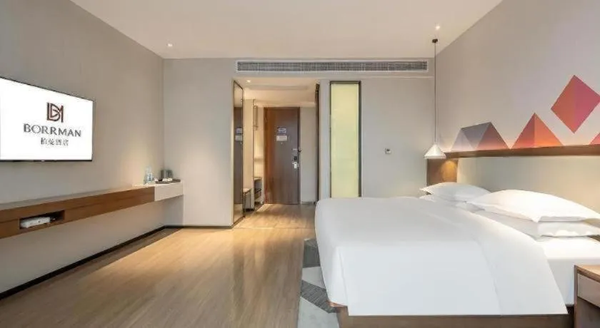 Bed in Borrman Hotel Baise High-speed Railway Station Hengning Plaza