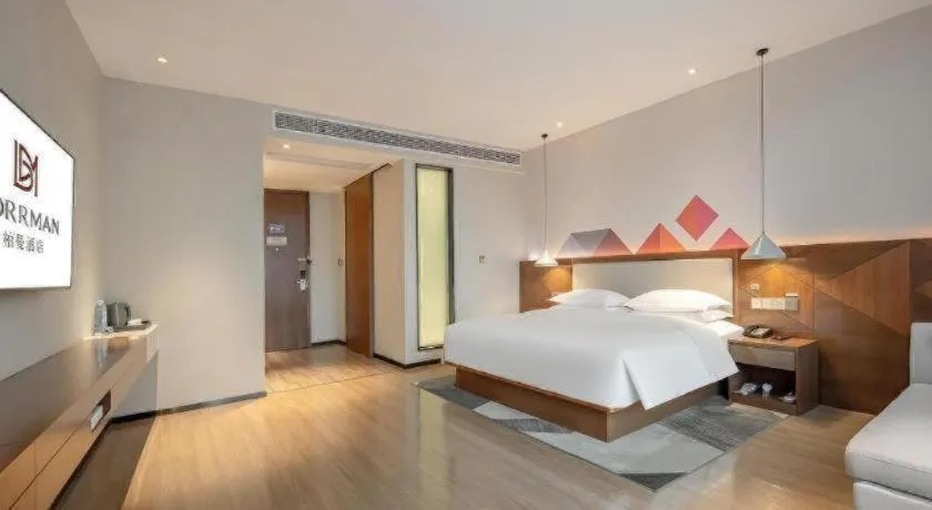 Bed in Borrman Hotel Baise High-speed Railway Station Hengning Plaza
