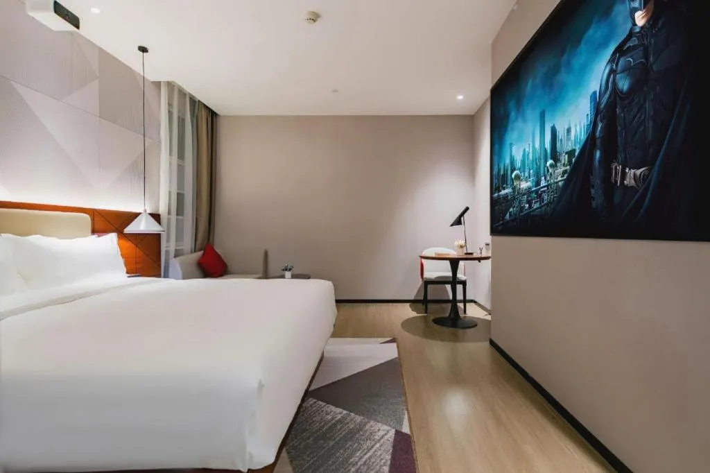 Bed in Borrman Hotel Xi'an North High-speed Railway Station