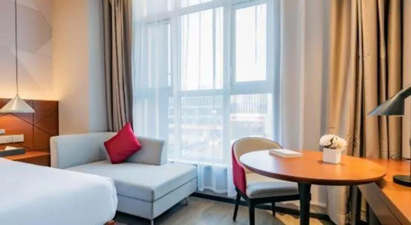 Bed in Borrman Hotel Xi'an North High-speed Railway Station