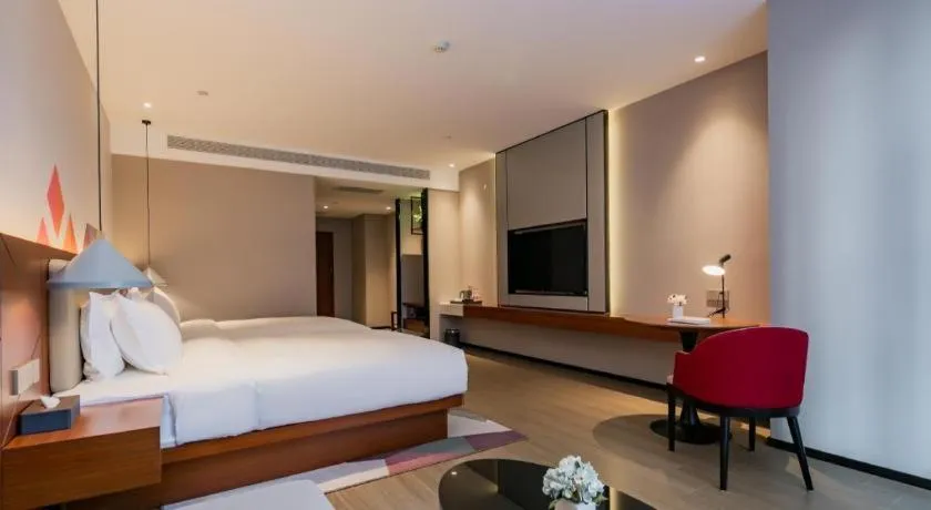 Bed in Borrman Hotel Xi'an North High-speed Railway Station