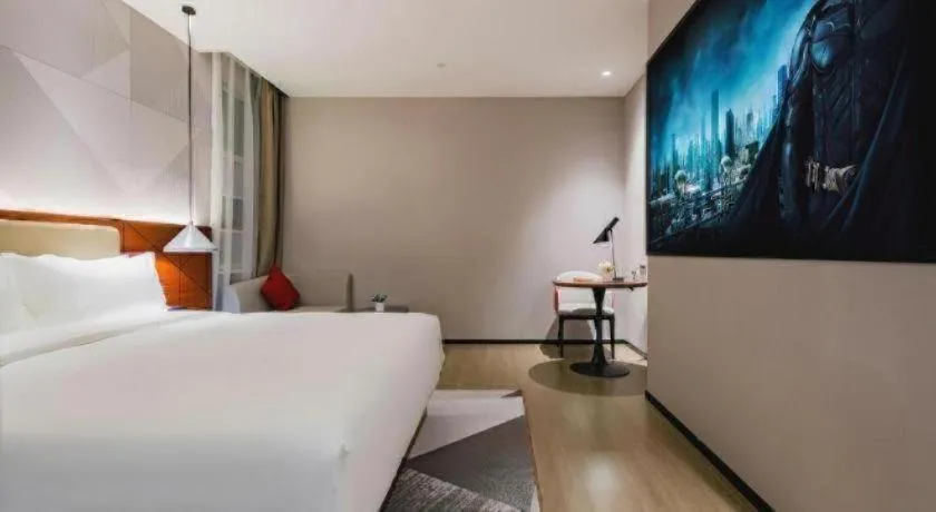 Bed in Borrman Hotel Xi'an North High-speed Railway Station