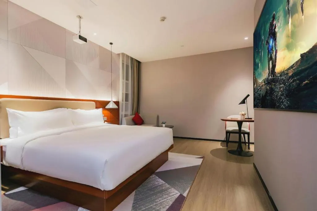 Bed in Borrman Hotel Xi'an North High-speed Railway Station