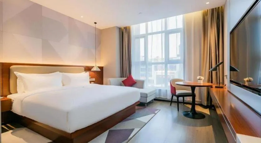 Bed in Borrman Hotel Xi'an North High-speed Railway Station