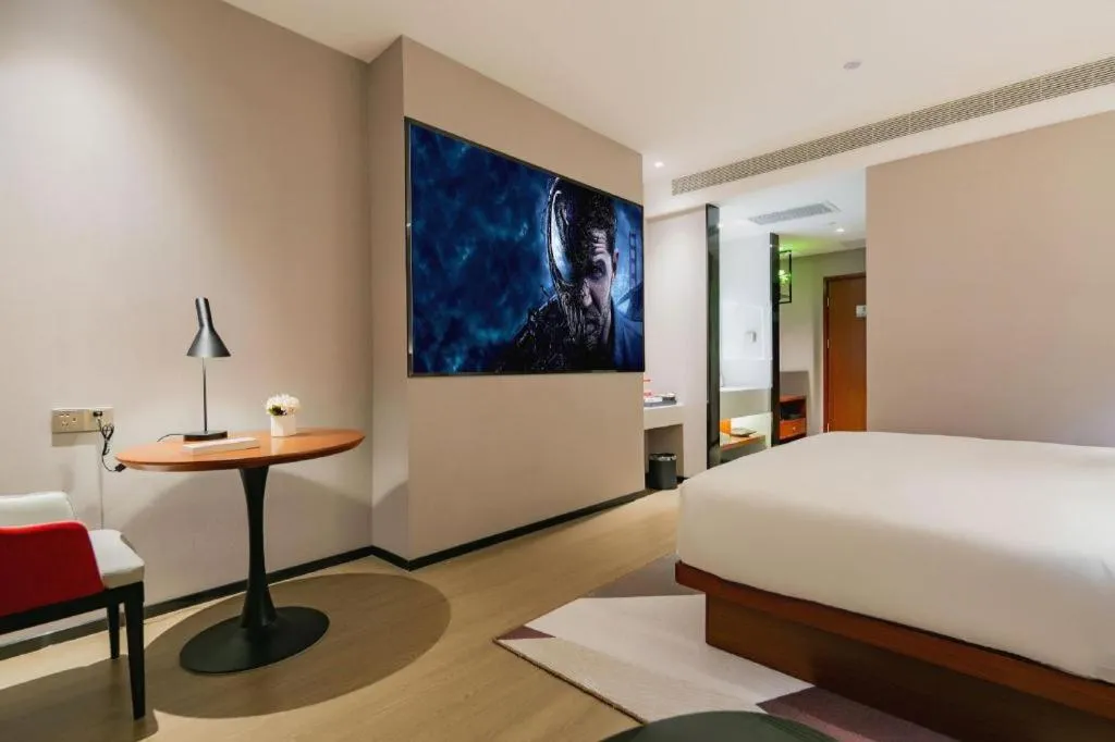 Bed in Borrman Hotel Xi'an North High-speed Railway Station