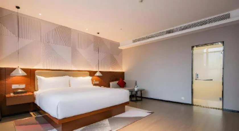 Bed in Borrman Hotel Xi'an North High-speed Railway Station