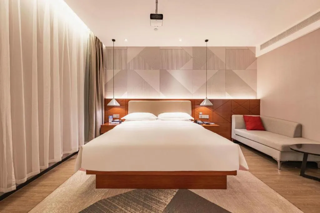 Bed in Borrman Hotel Xi'an North High-speed Railway Station