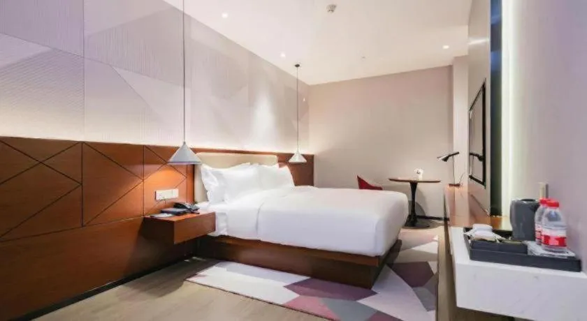 Bed in Borrman Hotel Xi'an North High-speed Railway Station