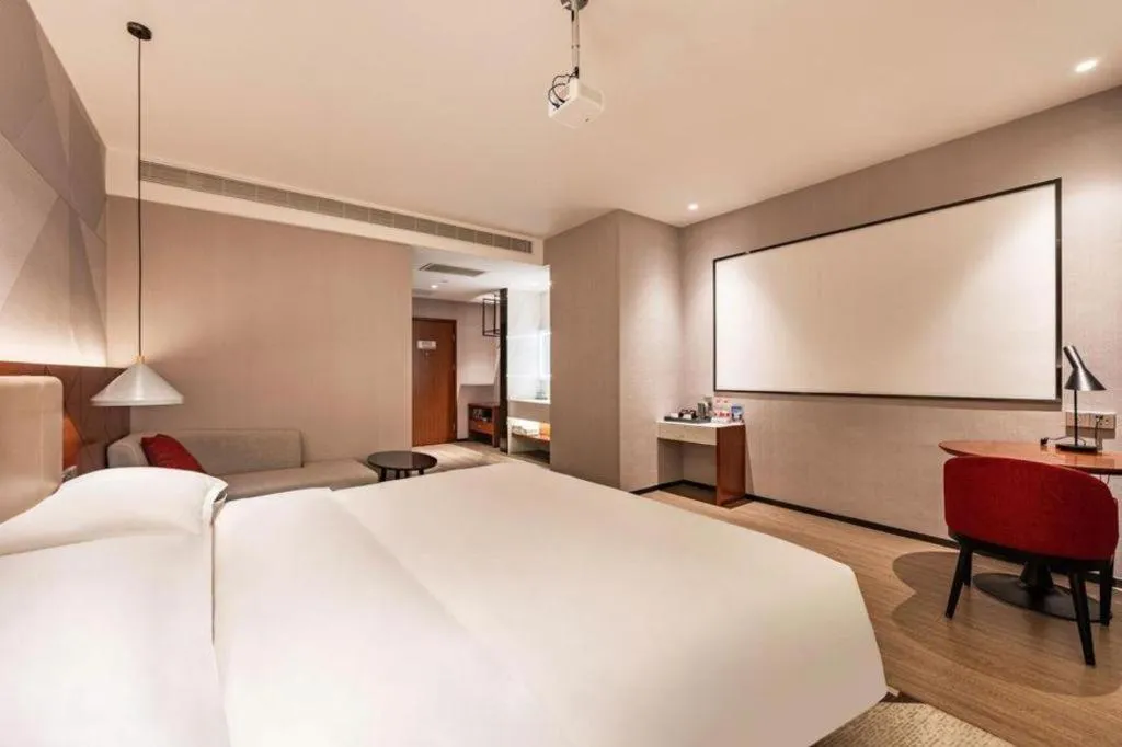 Bed in Borrman Hotel Xi'an North High-speed Railway Station