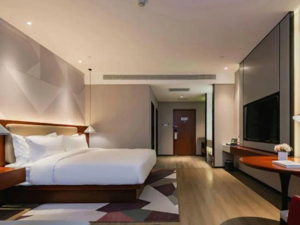 Bed in Borrman Hotel Xi'an North High-speed Railway Station