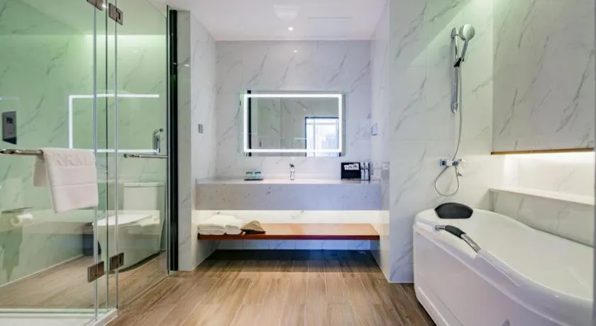 Bed in Borrman Hotel Xi'an North High-speed Railway Station