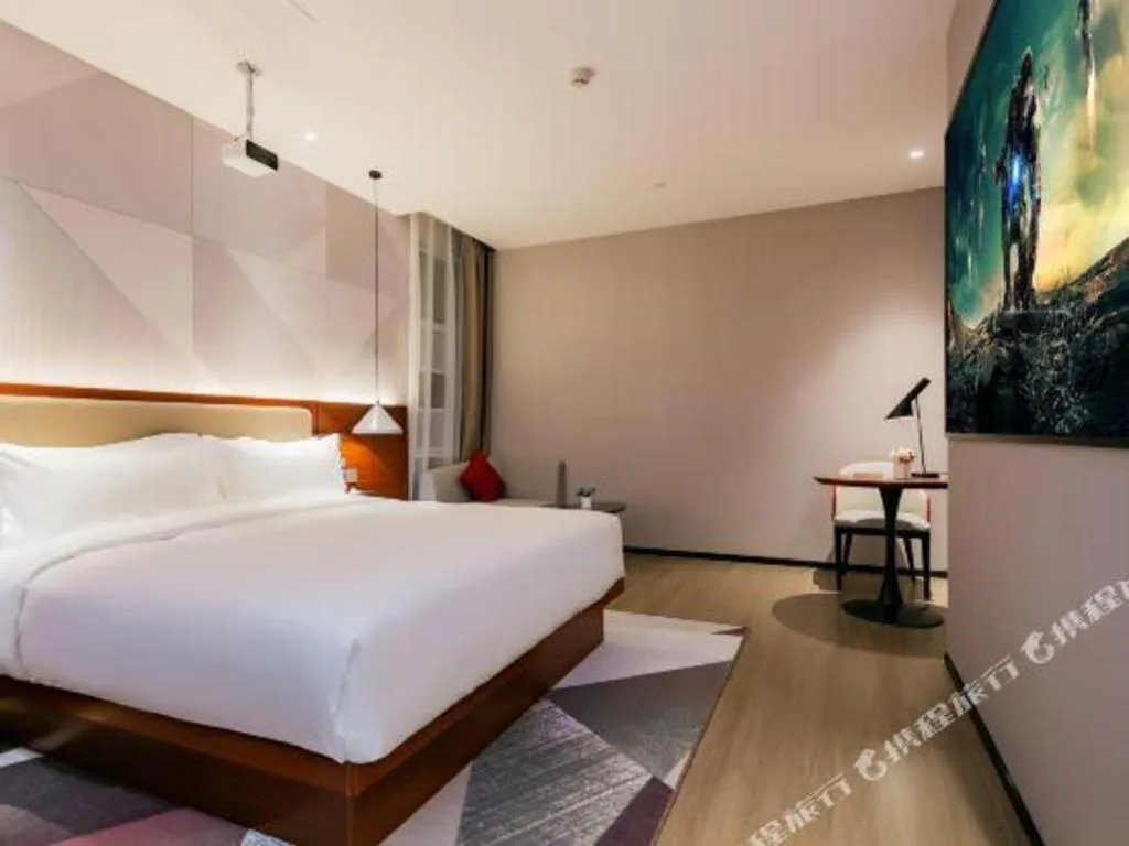 Bed in Borrman Hotel Xi'an North High-speed Railway Station