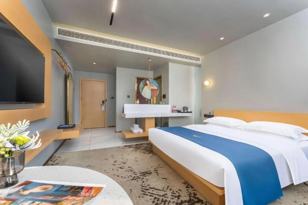 Bed in Borrman Hotel Jining High-tech Huangtun