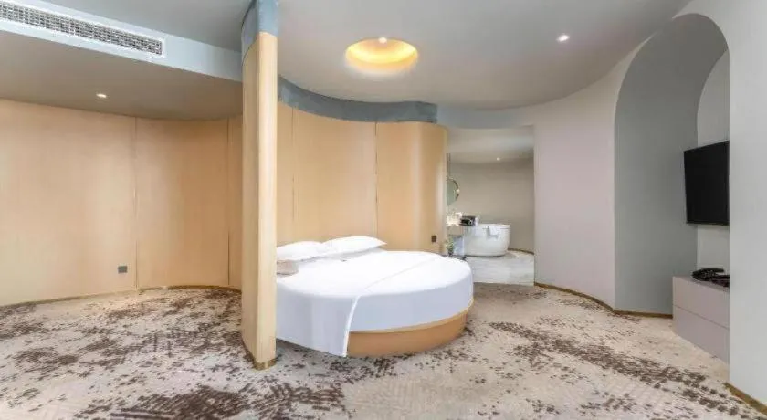 Bed in Borrman Hotel Jining High-tech Huangtun