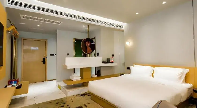 Bed in Borrman Hotel Jining High-tech Huangtun Bed in Borrman Hotel Jining High-tech Huangtun