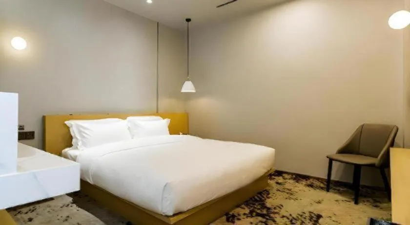 Bed in Borrman Hotel Jining High-tech Huangtun