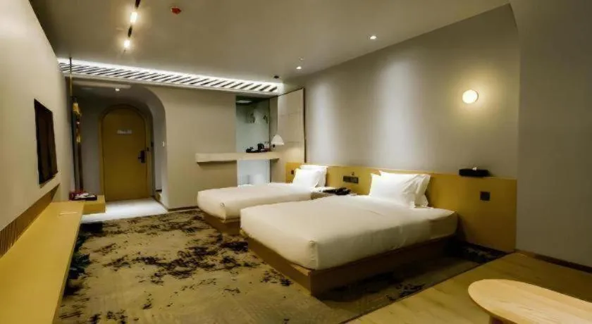 Bed in Borrman Hotel Jining High-tech Huangtun