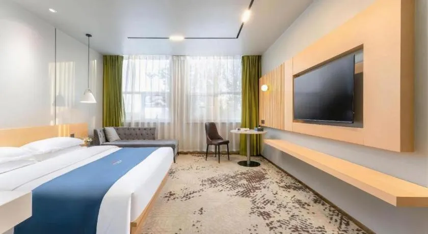 Bed in Borrman Hotel Jining High-tech Huangtun