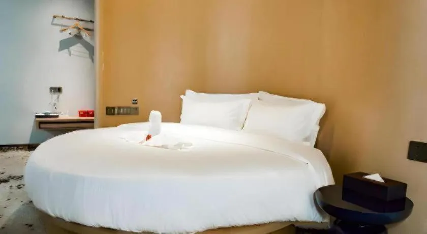 Bed in Borrman Hotel Jining High-tech Huangtun