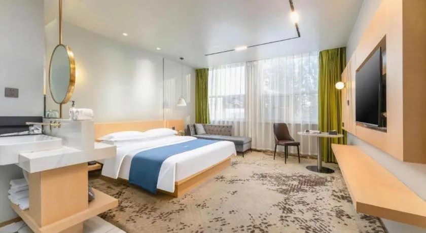 Bed in Borrman Hotel Jining High-tech Huangtun